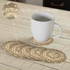 Cobblestone Jute Coaster Set of 6 - 4 of 4