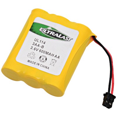 Ultralast® 3AA-B Rechargable Replacement Battery in Yellow