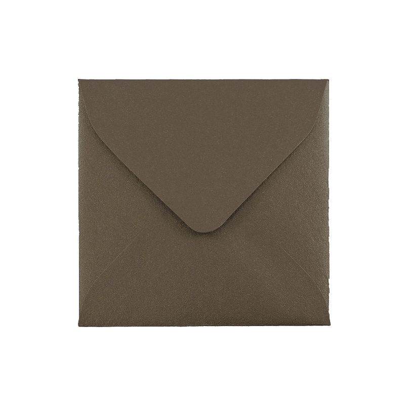 JAM Paper 3.125 x 3.125 Square Invitation Envelopes Simpson Kraft Recycled 2841420, 1 of 3