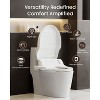 GreenEver Round Smart Bidet Seat Multiple Spray Modes Instant Warm Water Seat Sensor LED Night Light - 3 of 4