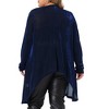Agnes Orinda Women's Plus Size Velvet Sequin Sparkly Party Long Sleeve Lightweight Cardigans - 4 of 4