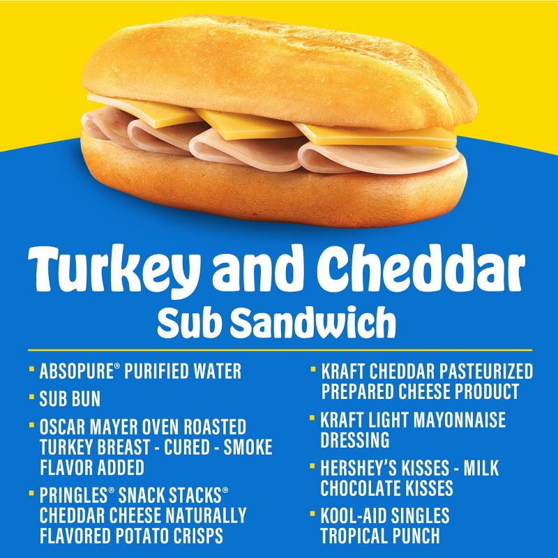 Lunchables 6-Inch Turkey &#38; Cheddar Cheese Sub Sandwich - 15oz, 5 of 14