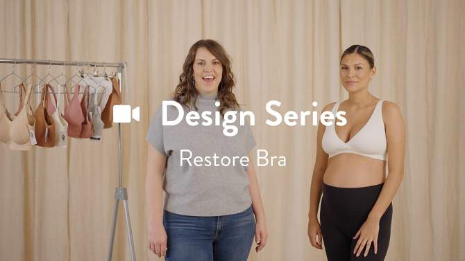 Bravado! Designs Women's Restore Ribbed Nursing Bra, 2 of 11, play video