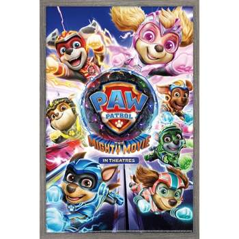 Trends International Paw Patrol: The Mighty Movie - One Sheet Framed Wall Poster Prints