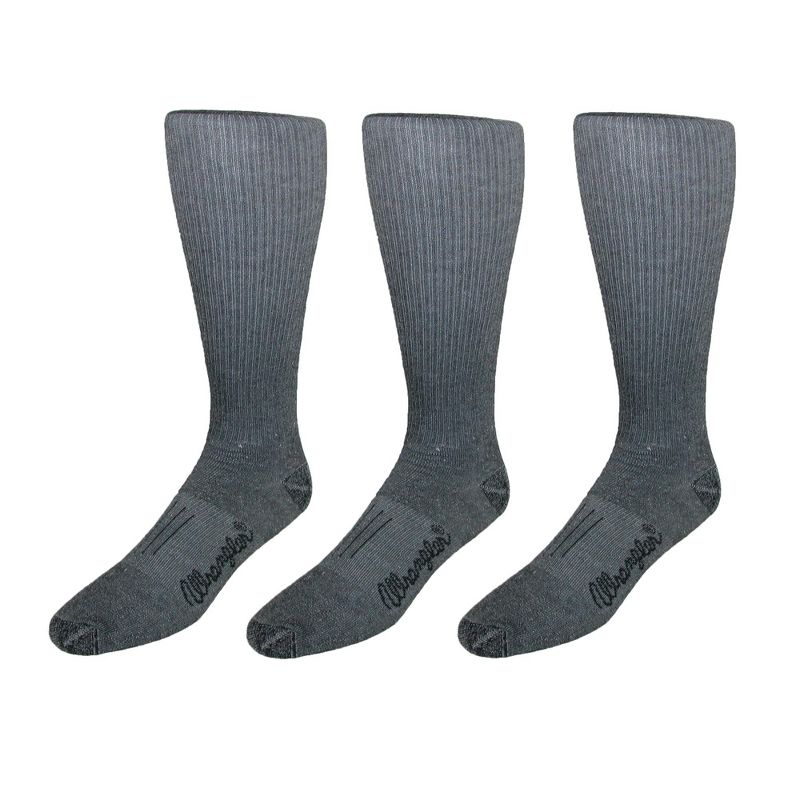 Wrangler Men's Over the Calf Boot Sock (3 Pair Pack), 2 of 3