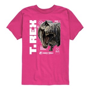 Boys' - Jurassic World: Rebirth - Trex Short Sleeve Graphic T-Shirt - 1 of 3