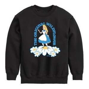 Boys' - Disney - Alice In Wonderland Graphic Long Sleeve Fleece Sweatshirt - 1 of 4