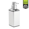 iDESIGN Metro Ultra Rustproof Aluminum Soap Dispenser Pump Square Silver: Hand Wash, Sink Caddy, Kitchen Storage, 3x8x3 - 2 of 4