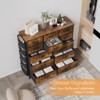 12 Drawer Dresser for Bedroom, Fabric Dressers & Chests of Drawers with Side Pockets - 2 of 4