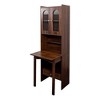 PAGED Modern Bookshelf 9 Cubby Display Book Shelves with Pegboard and Drawer for Living Room, Study Room - 3 of 4
