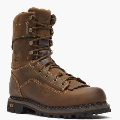 Men's Georgia Boot AMP LT Low Heel Logger Waterproof Work Boot