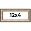 PosterPalooza | Panoramic Refined Silver Picture Frame - UV Acrylic, Foam Board Backing, Hanging Hardware - 2 of 4