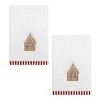 Avanti Linens Gingerbread Man Lotion Dispenser & 2-Pack Fingertip Towel Set - 3 of 3