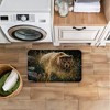 Stupell Industries Crossing Paths Brown Bear Printed Anti-Fatigue Floor Mat, design by Collin Bogle, 30"x18" - 4 of 4