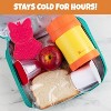 Bentology Hard Ice Pack for Lunch Box or Bag (3 Pack) - Keep Cool Freezer Cold Packs, Reusable and Great for Kids or Adults, Long-Lasting, Slim & - 2 of 3