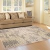 Modern Geometric Damask Indoor Area Rug or Runner - Blue Nile Mills - 2 of 4