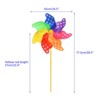 Unique Bargains Garden Decor Colorful Durable Wind Spinner - 3 of 4