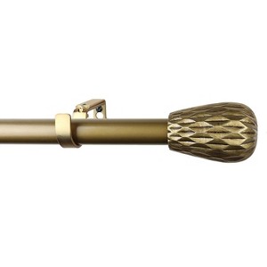 Urbanest 1-inch Diameter Metrico Adjustable Single Drapery Curtain Rod - 1 of 4