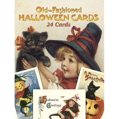 Old-Fashioned Halloween Cards - (Dover Postcards) by  Gabriella Oldham (Paperback)