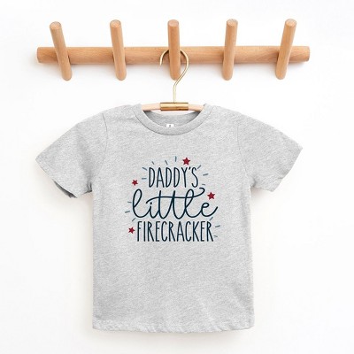 The Juniper Shop Daddy's Little Firecracker Toddler Short Sleeve Tee