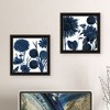 Gulches "Sunflower Blues" 2-Piece Vignette by Sophie 6 - Black Framed Print, Ready-to-Hang Wood Art for Living Rooms, Gardens-Inspired Spaces - 2 of 4