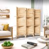 NicBex Room Divider Modern Folding Privacy Screen with Storage Shelves for Home & Office - 4 of 4