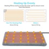 JOEJOY Heated Dog Bed, Waterproof Adjustable Temperature Dog Cat Heating Pad with Timer, Indoor Pet Heating Pad for Cats Dogs Electric Pads - 3 of 4