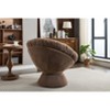 Sapphtopaz Oversized Accent Chair Chenille 360 Swivel Barrel Chair Lounge Single Sofa Chair for Living Room, Bedroom, Office, Small Room - 3 of 4