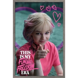 Trends International Wednesday: Season 2 (2025) - Enid Fun And Freedom Framed Wall Poster Prints Barnwood Framed Version 22.375" x 34" - 1 of 4