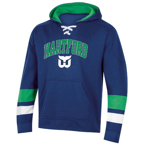 Nhl Hartford Whalers Men's Hat Trick Vintage Laced Hoodie : Target