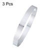 Unique Bargains Stainless Steel Non-Stick Perforated Baking Dessert Round Cake Ring 3 Pcs - 3 of 4