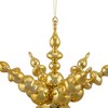 Northlight Shiny 3D Sunburst Snowflake Commercial Christmas Ornament - 24" - Gold - 2 of 3