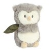 ebba Small Owlet Rattle Eco ebba Eco-Friendly Baby Stuffed Animal Gray 6" - 2 of 4
