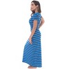 Just Love Womens Stripe Maxi Dress Knit Jersey T-Shirt Dress for Women - 2 of 3