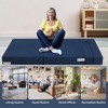 Folding Sofa Bed, Convertible Sleeper Chair,  with 2 Pillow, Memory Foam Washable Cover for Living Room/Bedroom/Guest - 3 of 4