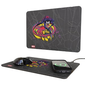 Marvel Spider-Man Badge 15-Watt Wireless Charger and Mouse Pad - 1 of 3