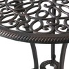 Infurnic Patio Seating Sets Modern Outdoor Furniture Set Featuring Unique Design,Perfect for Gardens, Living Spaces, Black, 17.5"*19.5"*36.5" - 3 of 4