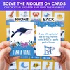 QUOKKA Search and Find Puzzles for Kids Ages 4-6 - Riddle Kids Puzzles 6-8 Years Old - 70 Unique Pcs | 20 Illustrated Cards | Children Themes - 4 of 4