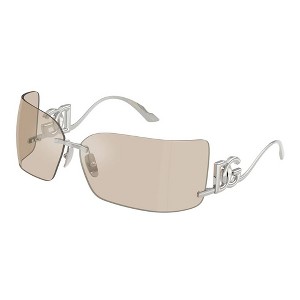Dolce & Gabbana DG 2319 05/6G Womens Rectangle Sunglasses Silver 79mm - 1 of 3