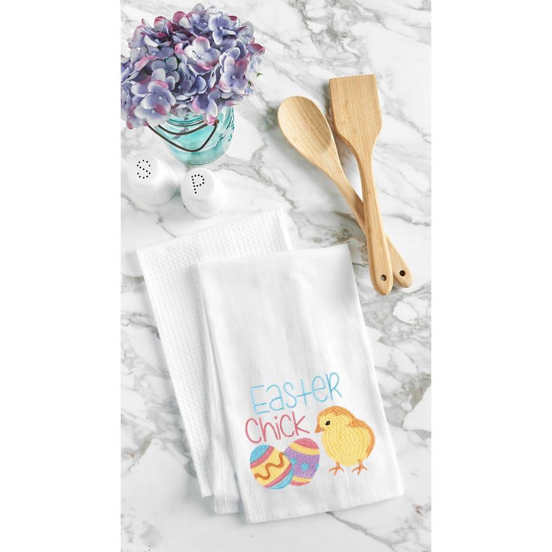C&F Home Easter Chick Embroidered Flour Sack Kitchen Towel Dishtowel, 2 of 6