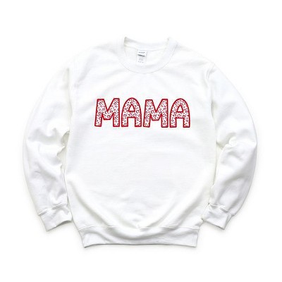 Simply Sage Market Women's Graphic Sweatshirt Mama Leopard Hearts