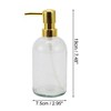 Unique Bargains Classic Cylindrical Soap Pump Dispenser for Hotels 400ml 1 Pc - 4 of 4