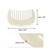 Unique Bargains Anti-Static Pocket Size Wide Tooth for Thick Curly Hair Detangling Comb 1 Pc - 4 of 4