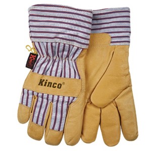 Kinco Men's Outdoor Suede Work Gloves Yellow L 1 pair - 1 of 1