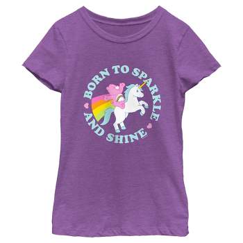 Girl's Care Bears Born to Sparkle and Shine Cheer T-Shirt