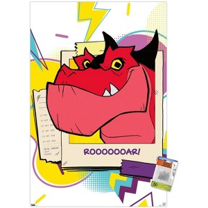 Trends International Marvel's Moon Girl & Devil Dinosaur - Wave Unframed Wall Poster Prints - 1 of 4
