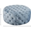 Meridian Furniture,Addison Velvet Ottoman/Bench - 3 of 4