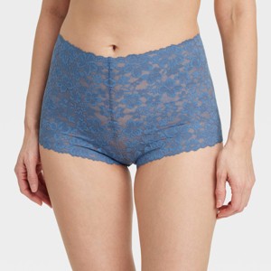 Women's Allover Lace Boy Shorts Underwear - Auden™ - 1 of 4