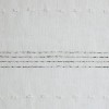 Habitat 100% Polyester Jasper Sheer Faux Linen Stripe Grommet Curtain Panel White - 4 of 4