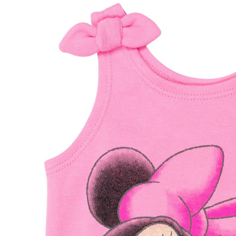 Disney Lion King Minnie Mouse Winnie the Pooh Simba Baby Girls Romper and Headband Newborn to Infant, 5 of 8